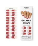 MOYOU LONDON Semi-Cured UV Gel Strips - 20 Piece Gel Nail Foils for Salon Quality Manicure - Champagne Tips - International Shipping Available - Buy Online on GoSupps.com