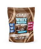 Chiefs Whey Protein Powder - Chocolate 450g | 22g Protein BCAAs Low Sugar Lactose-Free | Ideal for Muscle Building & Perfect Solubility - Buy Online on GoSupps.com