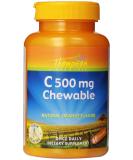 Thompson C500 mg Chewable Vitamin - Natural Orange Flavor, 60 Count - Buy Online on GoSupps.com