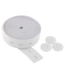 White Flat Sewing Band Spool with Buttonholes - 3/4 inch, 3 Yards | Elastic Stretchable for DIY Waistbands and Necklines - Buy Online on GoSupps.com