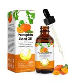 100% Pure Organic Pumpkin Seed Oil for Hair - 60ml Cold-Pressed Aromatherapy Massage Oil for Damaged Hair Repair - Men & Women - Buy Online on GoSupps.com