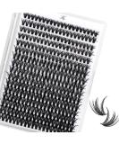 Riya 40D DIY Eyelash Clusters Extensions - D Curl Wispy Lashes Volume - 320pcs Individual Cluster Lashes - At-Home DIY Kit (40D 0.07D 8-15Mixed) - Buy Online on GoSupps.com