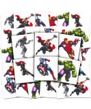Marvel Avengers Temporary Tattoos Party Favors Bundle - 80+ Pre-Cut Designs for Boys and Girls (Made in USA) - Buy Online on GoSupps.com
