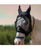 XE Horse Fly Mask with Ears | UV Protection & Breathable Mesh | Pony Size - Black - Buy Online on GoSupps.com