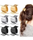 6 Pcs Small Metal Hair Clips Metal Hair Claw Clips for Women Girls Metal Bangs Mini Claw Clips Tiny Hair Clips Non Slip Hair Jaw Clips Hair Clamps Hair Pin Hair Accessories  Black  Gold  Silver - Buy Online on GoSupps.com