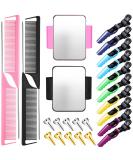 26 Pcs Hair Braiding Tools Kit with Magnetic Wristband - Stainless Steel Rat Tail Comb, Alligator Clips, Hair Parting Ring - Hair Sewing Accessories - Buy Online on GoSupps.com