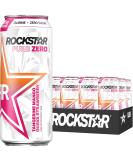 Rockstar Pure Zero Energy Drink  Tangerine Mango Guava Strawberryh  0 Sugar  with Caffeine and Taurine  16oz Cans (12 Pack) (Packaging May Vary) - Buy Online on GoSupps.com