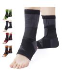 Ankle Brace Set of 2 - Compression Support for Injury Recovery & Joint Pain - Arch Brace Support - Foot Stabilizer - Protect Against Sprains & Swelling - Size L - Buy Online on GoSupps.com