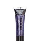 Classic Fine Face & Body Glitter Gel by Moon Glitter - Lavender - Cosmetic Festival Glitter Face Paint for Face Body Hair Nails - 12ml - Buy Online on GoSupps.com