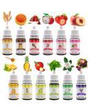 12 Soap Fragrance Oils Set for DIY Bath Bombs & Slime - Food Grade, Concentrated Scents - 10ml Each - Buy Online on GoSupps.com