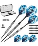 Fat Cat Predator 80% Tungsten Steel Tip Darts 23g with Case - Professional Grade - Buy Online on GoSupps.com