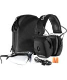 PROHEAR 056 Electronic Shooting Ear Protection Muffs - Black Earmuffs With Case - Buy Online on GoSupps.com