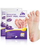 Foot Peel Mask 2 Pack Foot Mask Callus Remover - Repair Heels & Removes Dry Dead Skin for Baby Soft Feet - Exfoliating Foot Peeling Mask for Hard Skin - Peeling - Buy Online on GoSupps.com