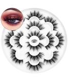 DYSILK 6D Mink Lashes - Natural Look, Fluffy Cat Eye Wispy False Eyelashes - 7 Pairs Soft Reusable - Style 002 - Buy Online on GoSupps.com