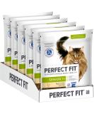 Buy PERFECT FIT Senior Dry Cat Food for Cats 7+ Years - Chicken Flavor 750g (6 Bags) - 4.5 kg Pack | Best International Shipping - Buy Online on GoSupps.com