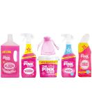 The Pink Stuff for Household cleaning bundle: Floor Cleaner Multipurpose spray Cleaning Paste Disinfectant spray Toilet Cleaner 5 pieces Set + for you: Organza Small Bag - Buy Online on GoSupps.com