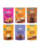 Creative Nature Vegan Cake Mixes Variety Pack - 6 Assorted Gluten Free Baking Mixes - Top 14 Allergen Free - Nut Free Dairy Free - 6 Count Pack - (1 Pack) - Buy Online on GoSupps.com