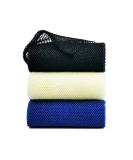 African Net Sponge Exfoliating Washcloth - 3 Pack by CasaVida - Navy Blue/Beige/Black - Buy Online on GoSupps.com