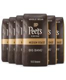 Peet's Coffee Medium Roast Whole Bean Coffee - Big Bang 63 Ounces (Pack of 6) - Buy Online on GoSupps.com