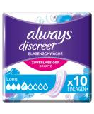 Always Discreet Incontinence Slip-Ins Long Plus for Women - Strong Protection Ultra Comfortable 10 Count Pack - Buy Online on GoSupps.com