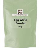 Egg White Powder 250g for Baking Cooking Use to Make Meringue Royal Icing and Shakes Protein Powder by Manor Springs - Buy Online on GoSupps.com