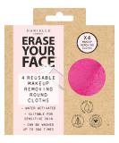 Eco-Friendly Round Makeup Removal Pads 4PK - Pink & Purple | Clear Your Face - Buy Online on GoSupps.com