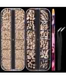 Multi Shapes 3D Champagne Glass Nail Art Rhinestones Kit - Crystal Gemstone Charms for DIY Manicure & Craft - Buy Online on GoSupps.com