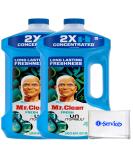 Mr Clean Multi Purpose Unstopables Fresh Liquid Cleaner - Non-Toxic 64oz Hardwood Floor Cleaner 2X Concentrated 2 Pack - International Shipping Available - Buy Online on GoSupps.com