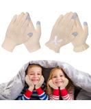 Migliore Wear 2 Pairs Kids Moisturizing Gloves Kids Cotton Gloves for Eczema Touchscreen Design Overnight Kids Gloves for Dry Hands Eczema Gloves for Children Age 7-12 - Buy Online on GoSupps.com