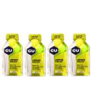 GU Energy Running Gels - 4 Gel Taster Pack - Sports Energy Gels For Running Cycling Triathlon (Lemon Sublime) - Buy Online on GoSupps.com
