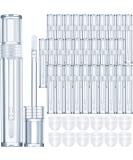 30 Pieces Empty Lip Gloss Tubes 5 ml Transparent Lip Gloss Containers Clear Refillable Lipstick Container Lip Balm Bottles Eyelash Growth Liquid Tube Cosmetic Container with Rubber Stoppers for Girls - Buy Online on GoSupps.com