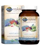 Garden of Life mykind Organics Men's Whole Food Multivitamin 60 Tablets - Vegan Men's Vitamins & Minerals for Health & Well-Being - Certified Organic Vegan Men's Multi 60 Count - Buy Online on GoSupps.com