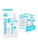Meridol gum protection mouthwash mouthwash with antibacterial effect for healthy teeth and healthy gums without alcohol 4 packs 400ml bottles 400 ml (4 Pack) 4 x 400 ml of mouthwash (bottles in the box) - Buy Online on GoSupps.com