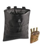 Gexgune Molle System Tactical Molle Dump Magazine Pouch Hunting Recovery Bag Drop Pouch Military Accessory (7 Colors Optional) Black - Buy Online on GoSupps.com