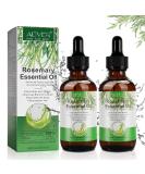 Rosemary Essential Oil for Hair Growth - 2 x 60ml | Stimulate Hair Growth Scalp Massage Aromatherapy & Diffuser Use - Buy Online on GoSupps.com