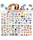 Aresvns Temporary Tattoo for Kids - 400+ PCS Colorful Fake Tattoos for Boys and Girls | Waterproof and Non-Toxic | Easy to Remove - Ideal Kids Party Supplies and Gifts - Buy Online on GoSupps.com
