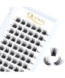 Buy 03-C-10mm Individual Eyelashes - Natural Curl 10mm Single Quwel Lashes for DIY Extensions | Best Quality Eyelash Segments for Makeup - Buy Online on GoSupps.com