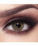 Bella Elite Silky Green Colored Contact Lenses - Strongly Covering Monthly Lenses (Dioptria -0.00) for Dark Eyes | 3-Month Wear - Buy Online on GoSupps.com