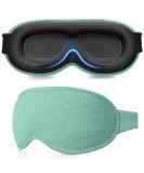 Buy Gritin 100% Light Blocking Sleep Mask - Ergonomic 3D Design Ultra Soft & Comfortable - Perfect for Men & Women - Ideal Eyelash-Friendly Sleeping Glasses in Cyan - Buy Online on GoSupps.com