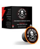 Death Wish Coffee Single Serve Pods - 50 Count - Dark Roast with USDA Certified Organic Fair Trade Beans - Buy Online on GoSupps.com