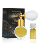 AOOWU Glitter Powder Spray Shiny Body Glitter Spray for Women Highlighter Loose Powder Spray Shimmer Sparkle Pearl Powder Makeup Spray for Body Hair Face and Clothing Colorful Gold - Buy Online on GoSupps.com