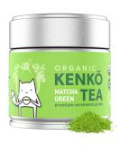 KENKO Matcha Green Tea Powder USDA Organic Ceremonial Grade - Japanese, Green, 30g (1oz) - Buy Online on GoSupps.com