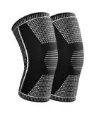 IFWIND 2 Pack Knee Compression Sleeves for Men & Women - Knee Braces for Pain Relief - Ideal for Basketball, Running, Hiking - Large Black - Buy Online on GoSupps.com