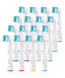 Milos Electric Toothbrush Heads - 16 Pack  Professional Toothbrush Replacement Heads  Compatible with Oral-B Toothbrushes 16 Count (Pack of 1) - Buy Online on GoSupps.com
