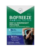 Biofreeze Pain Relief Patches - Day & Night Knee Back & Muscle Relief | FSA Eligible | 9 Menthol Patches - Buy Online on GoSupps.com