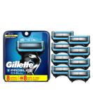 Gillette ProGlide Chill Razor Blade Refills - 8 Count with Cooling Technology - Buy Online on GoSupps.com
