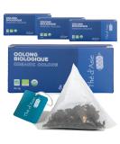 Khla Blue Tea Oolong - Organic 80 Pyramid Tea Bags | Premium Infusettes for International Shipping - Buy Online on GoSupps.com