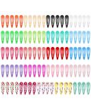 100 Pcs 5cm Hair Clips for Girls - No Slip Metal Candy Color Hair Accessories for Kids & Women - Perfect Birthday Party Gifts - Buy Online on GoSupps.com