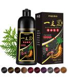 Buy 3-in-1 Black Hair Dye Shampoo | Instant Gray Hair Coverage | Long-Lasting Color Kit for Men & Women | Ginger Plant Extracts | Fast International Shipping - Buy Online on GoSupps.com