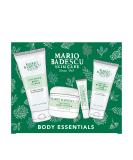 Shop Mario Badescu Best of Body Essentials 4 Piece Skincare Gift Set - Lip Balm Coconut Scrub & Body Butter - Perfect for All Skin Types - Buy Online on GoSupps.com